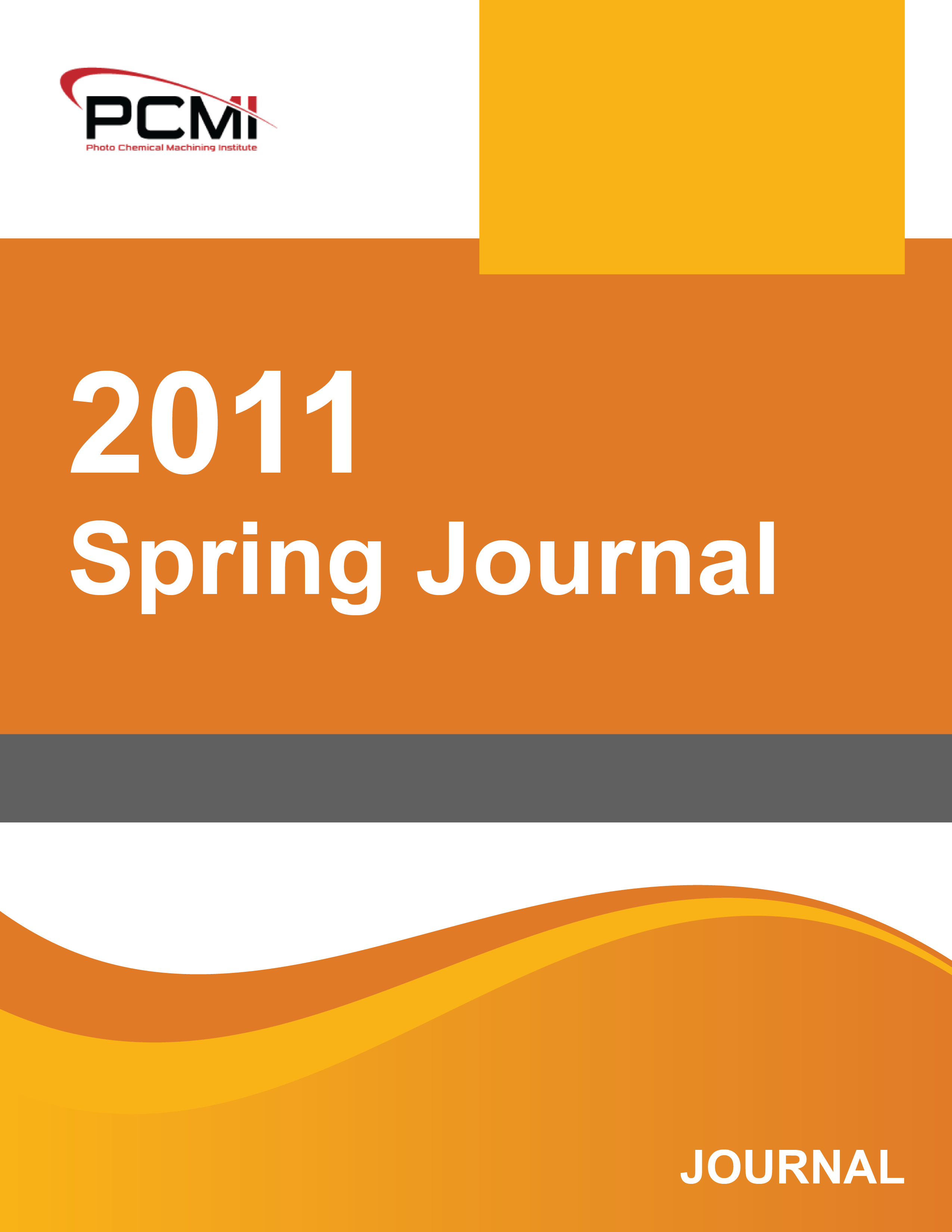 2011 Spring Journal