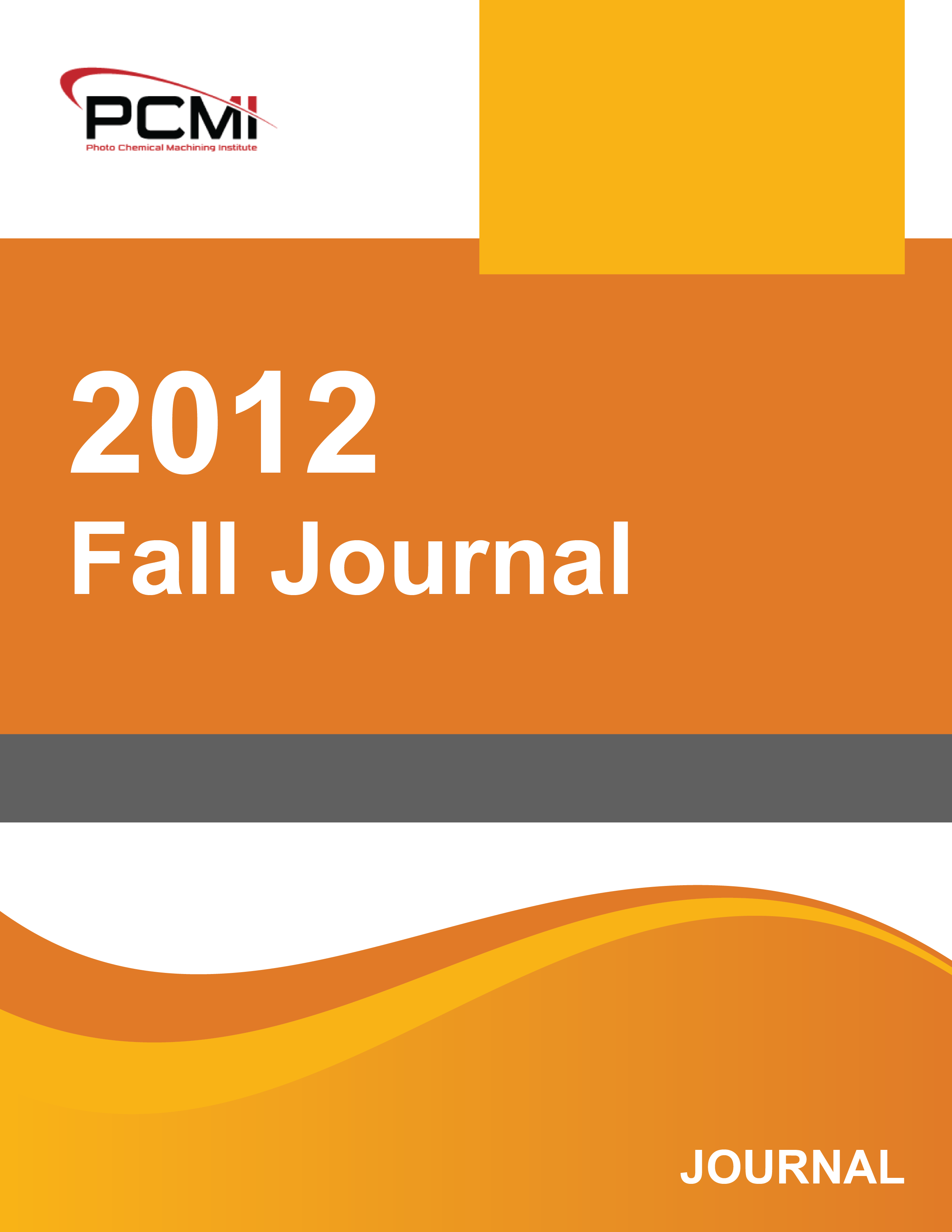 2012 Fall Journal