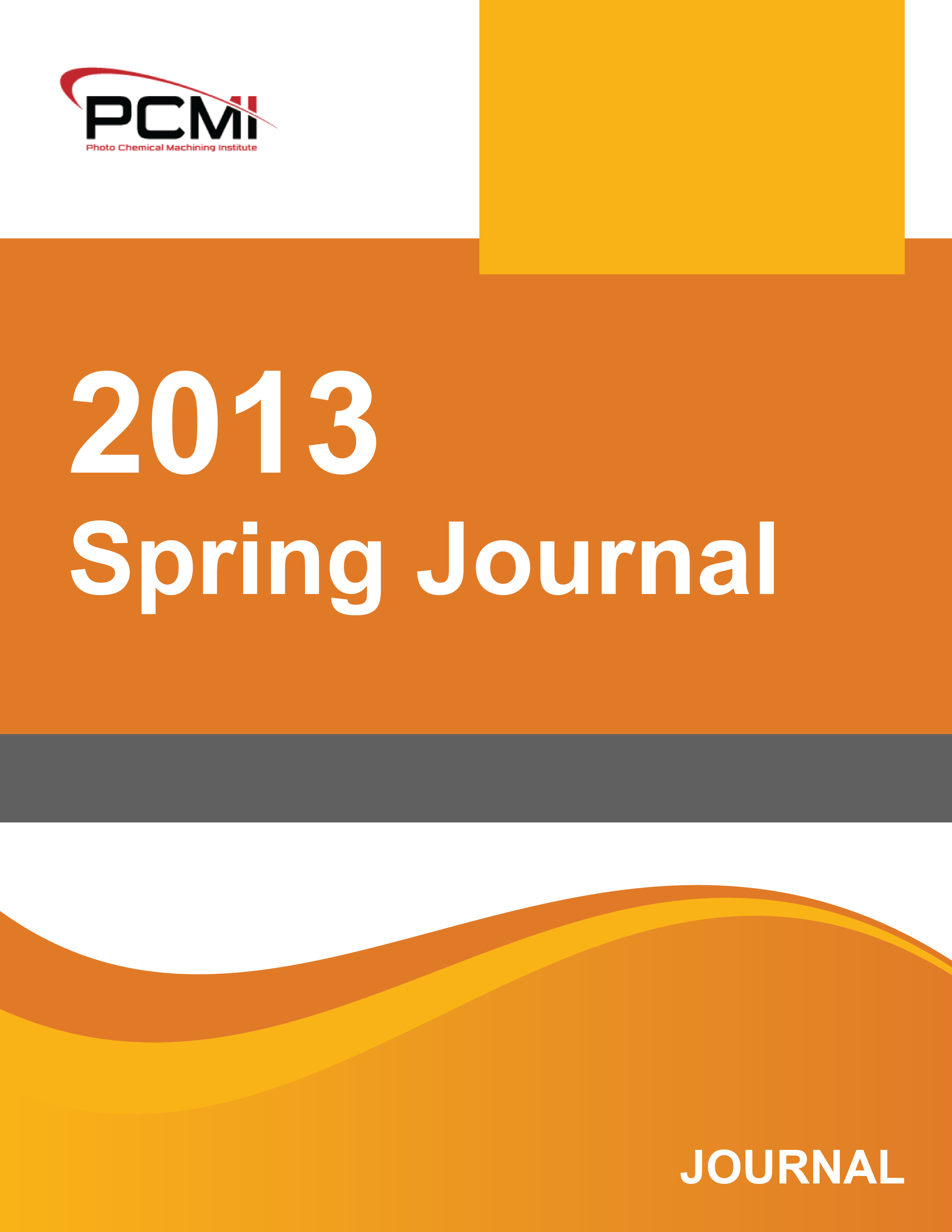 2013 Spring Journal