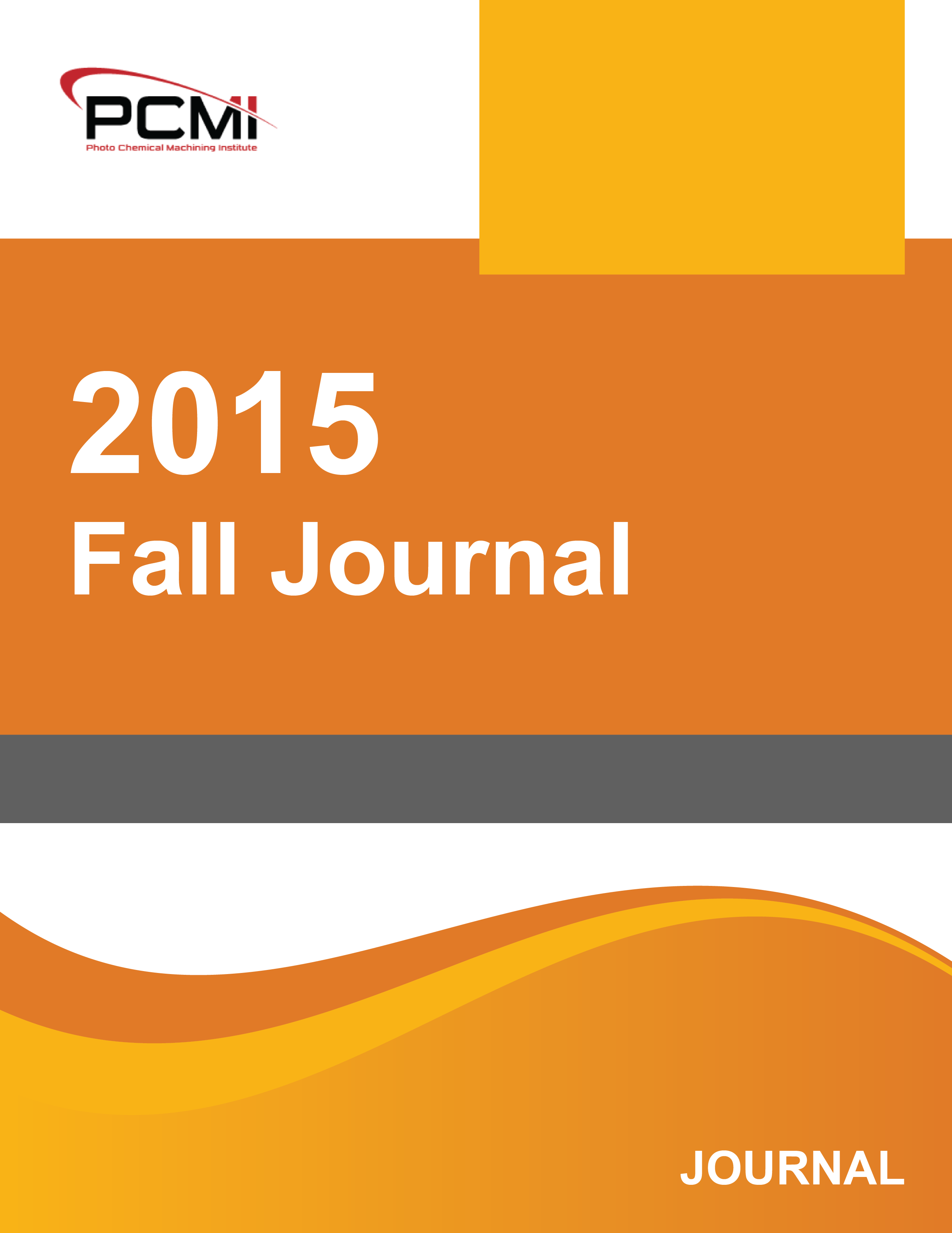 2015 Fall Journal