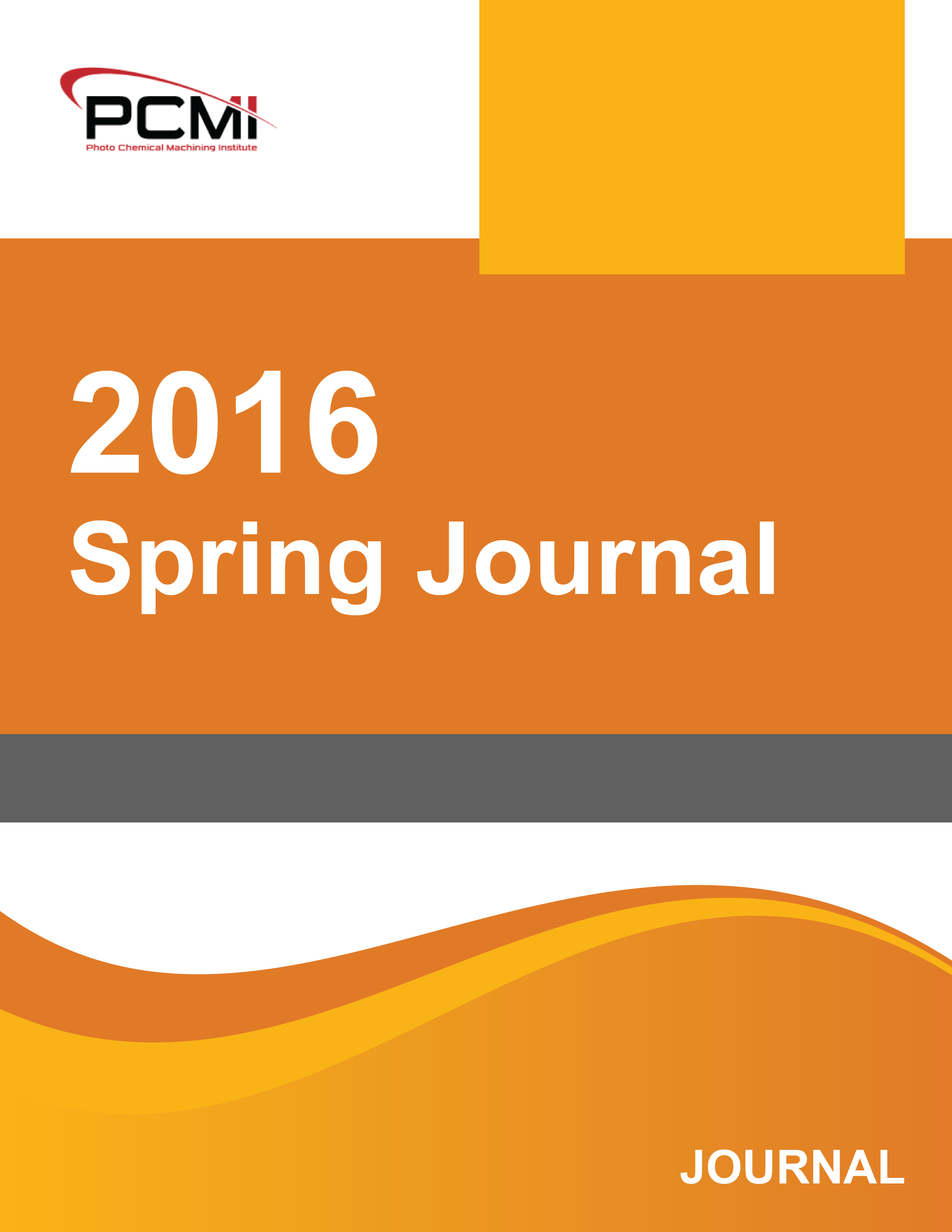 2016 Spring Journal