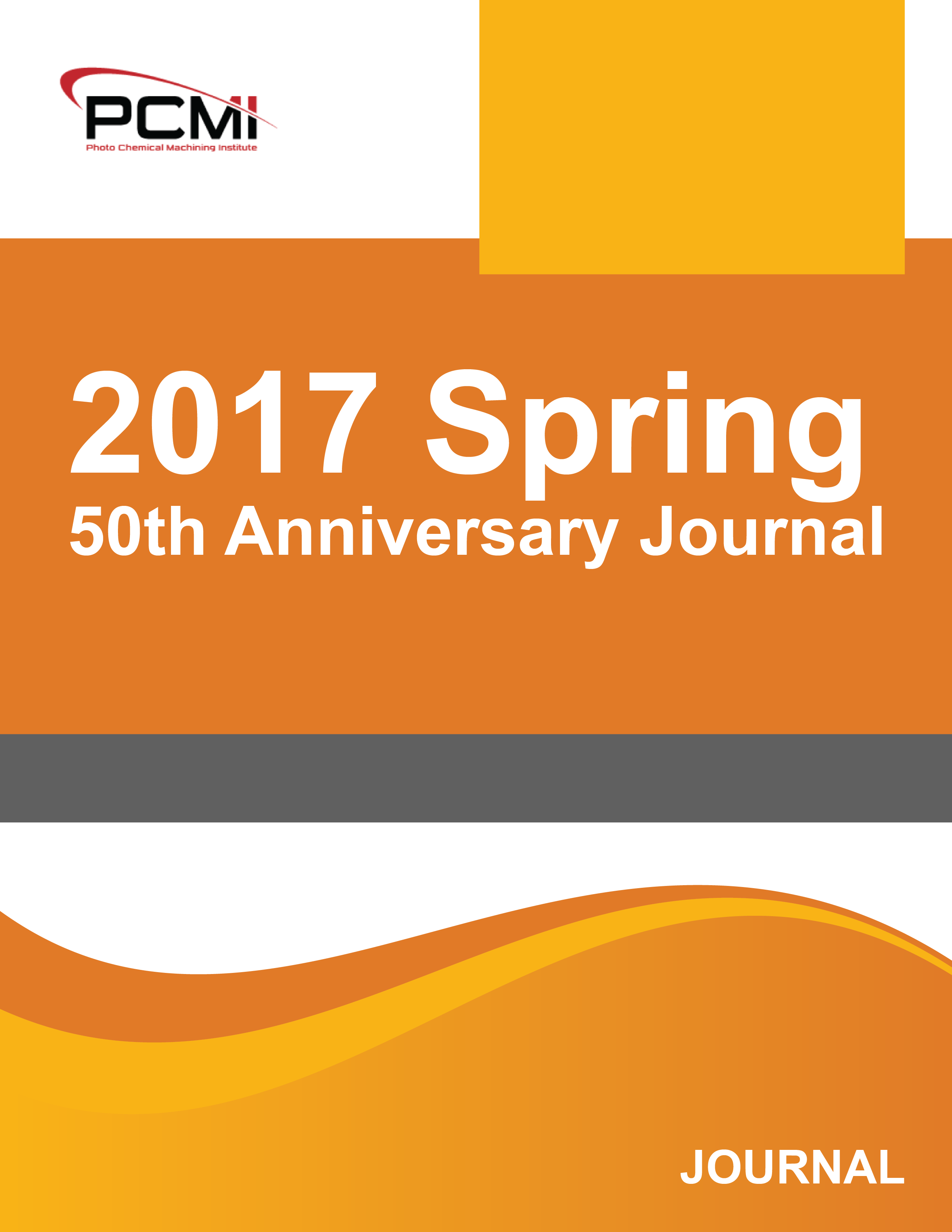 2017 Spring 50th Anniversary Journal