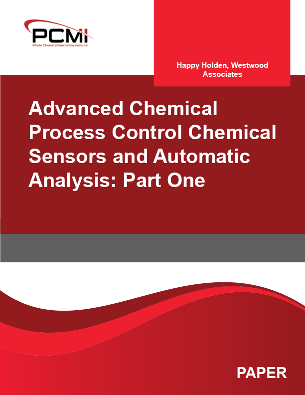 Advanced Chemical Process Control Chemical Sensors and Automatic Analysis: Part One