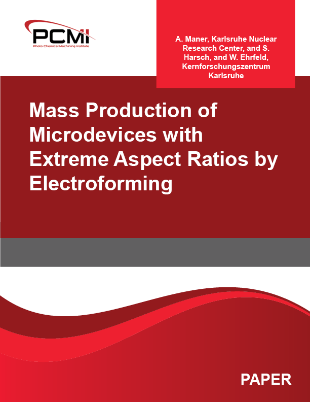 Mass Production of Microdevices with Extreme Aspect Ratios by Electroforming