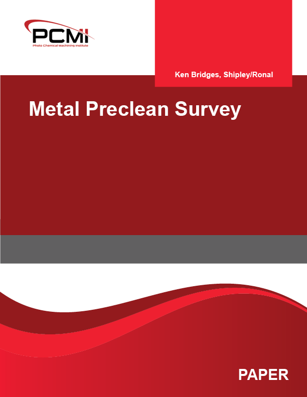 Metal Preclean Survey