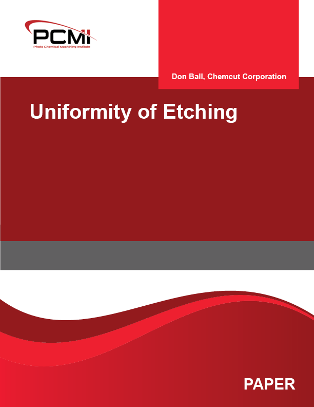 Uniformity of Etching