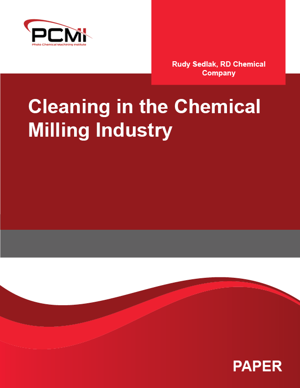 Cleaning in the Chemical Milling Industry