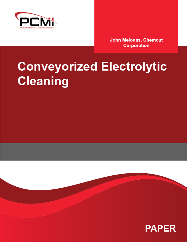 Conveyorized Electrolytic Cleaning