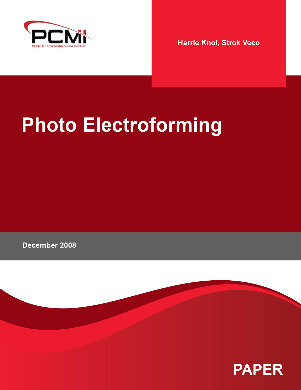 Photo Electroforming