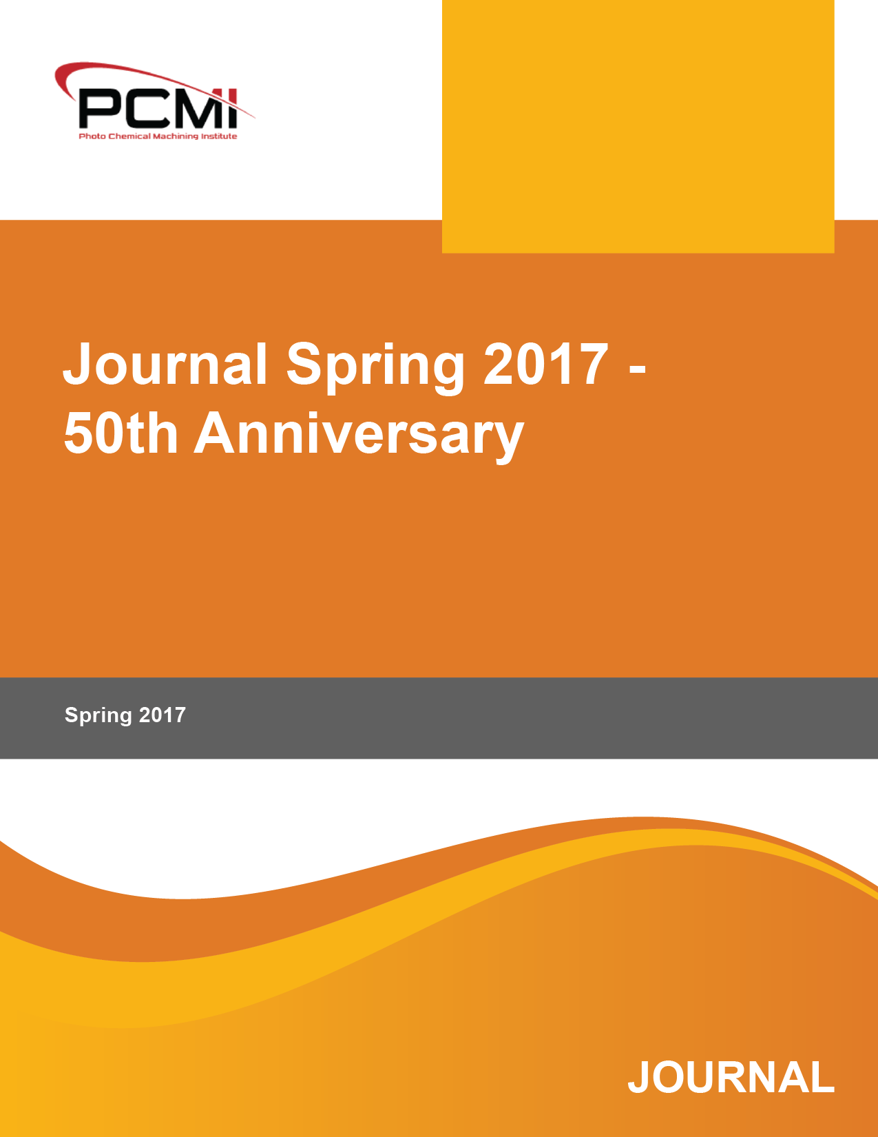 2017 Spring  50th Anniversary Journal