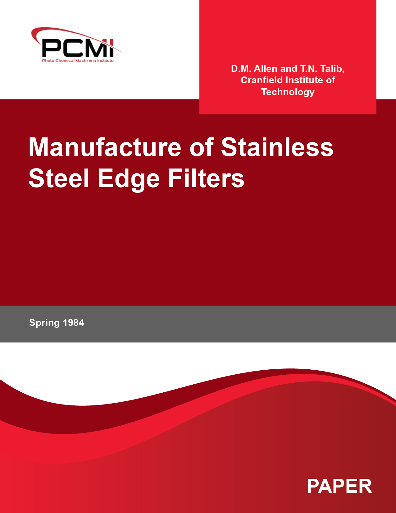 Manufacture of Stainless Steel Edge Filters