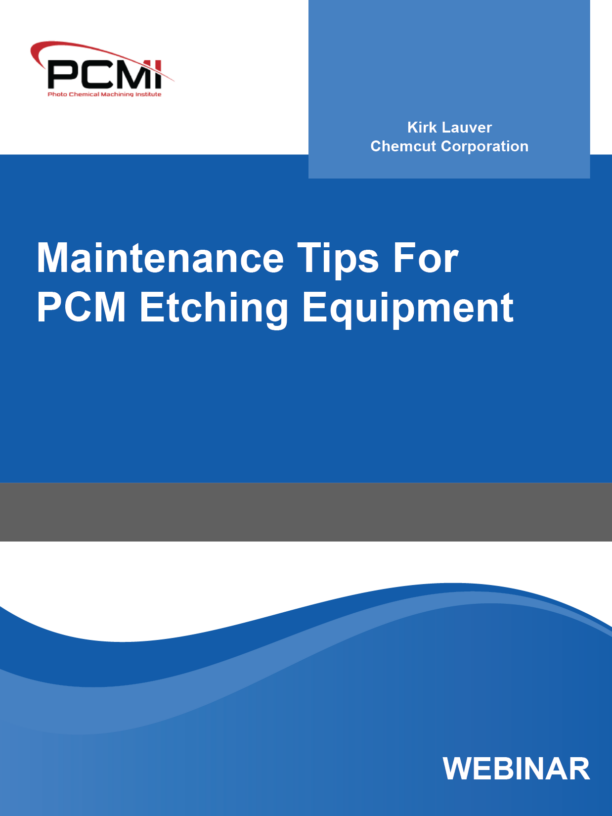 Maintenance Tips For PCM Etching Equipment