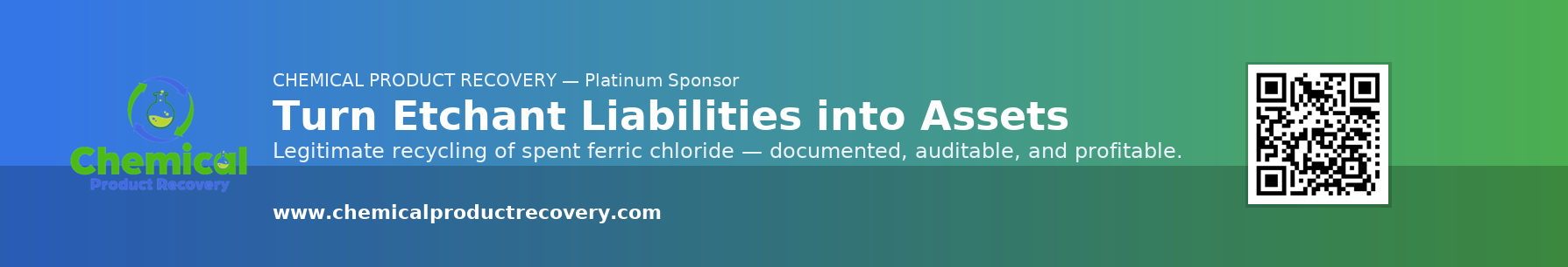 Chemical Product Recovery — Turn Etchant Liabilities into Assets
